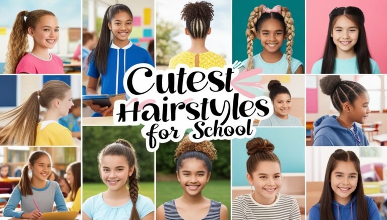 Cutest Hairstyles for School