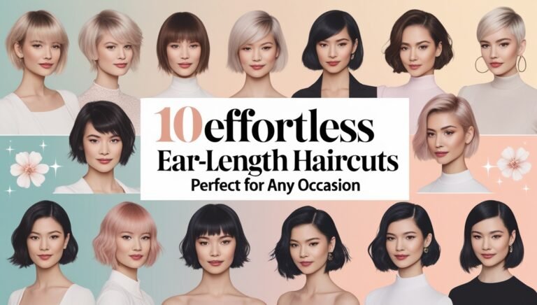 Effortless Ear-Length Haircuts