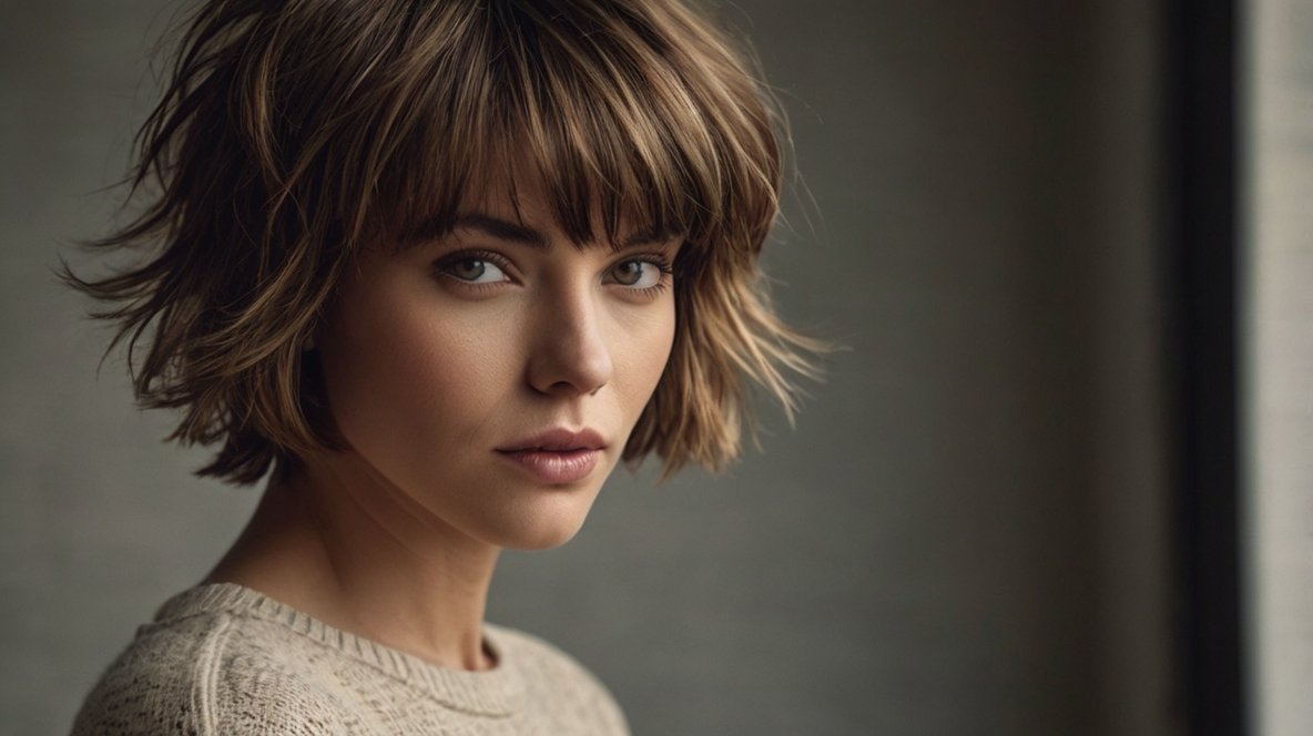 Short Shag with Bangs