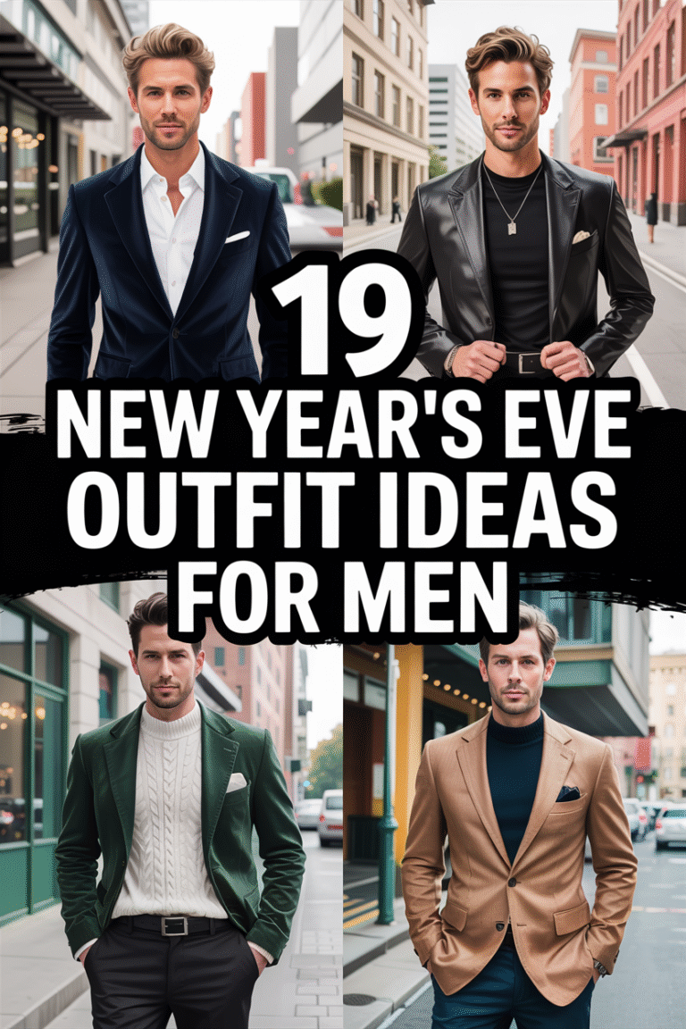 19 New Year's Eve Outfit Ideas For Men