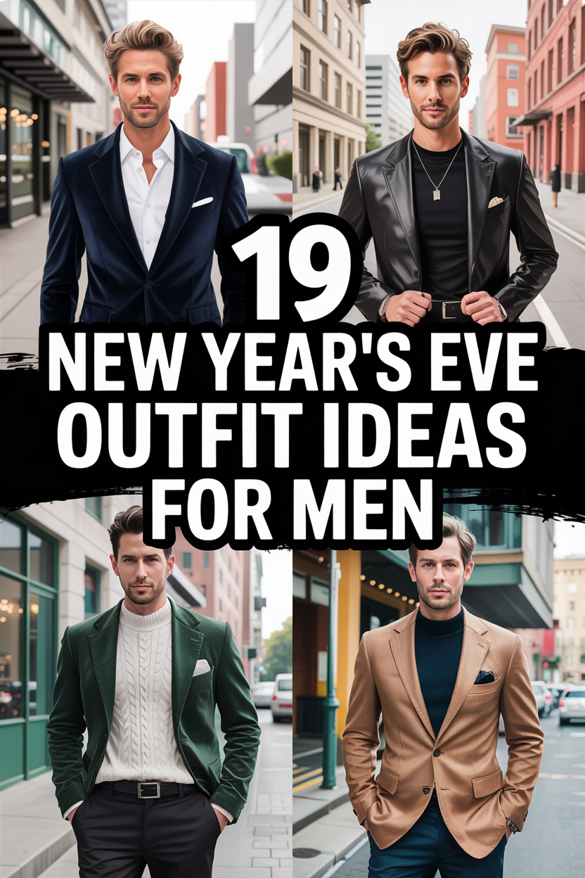 19 New Year's Eve Outfit Ideas For Men