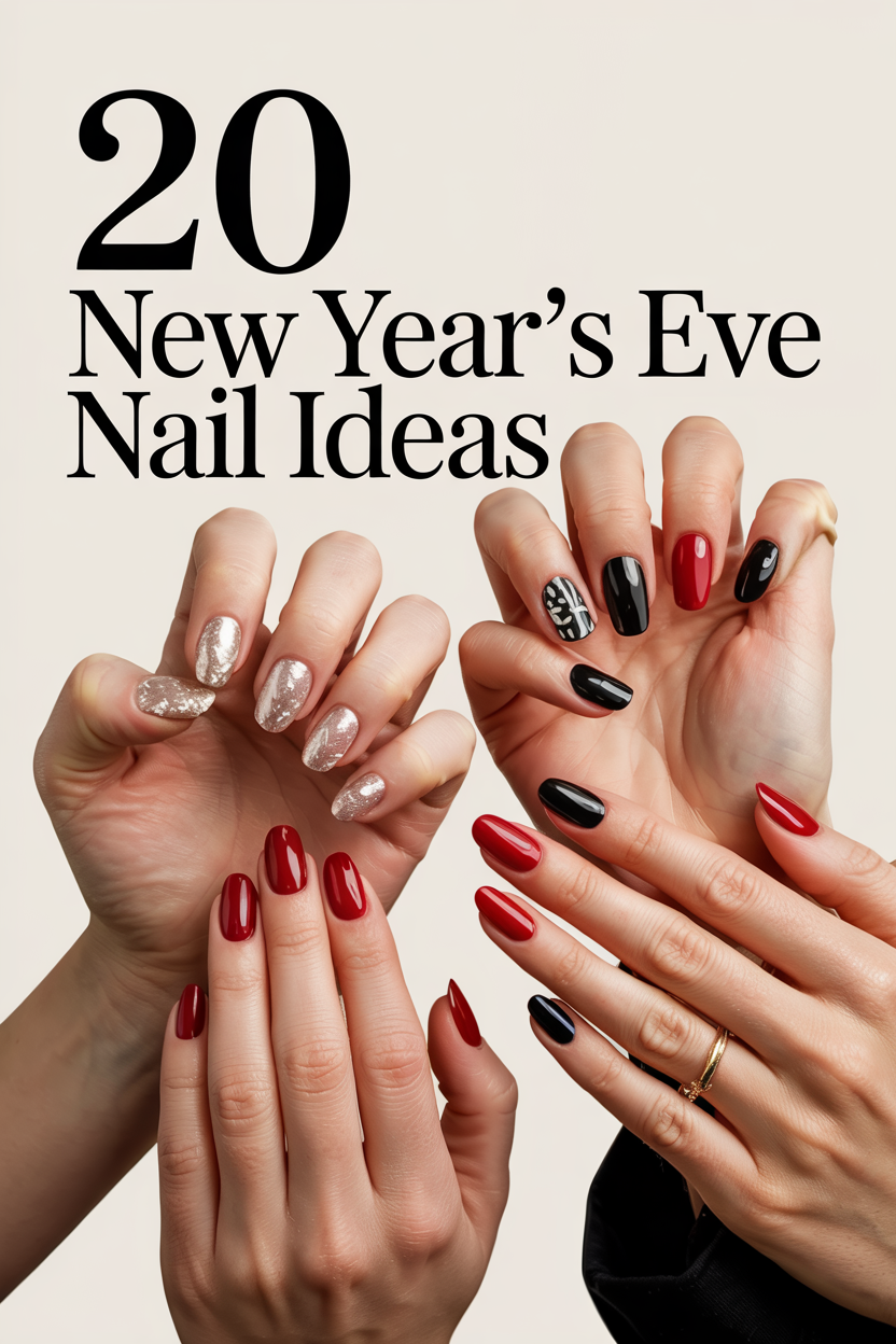 20 New Year’s Eve Nail Ideas