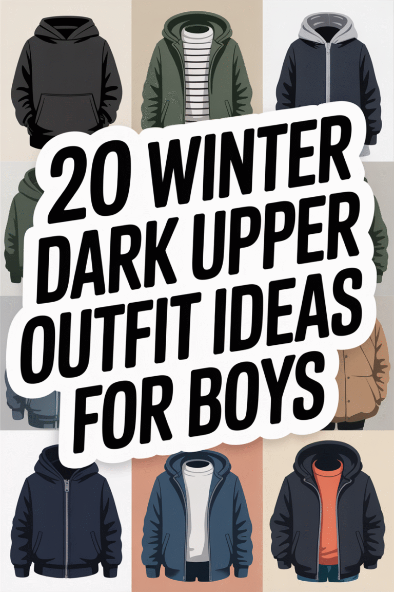 20 Winter Dark Upper Outfit Ideas For Boys