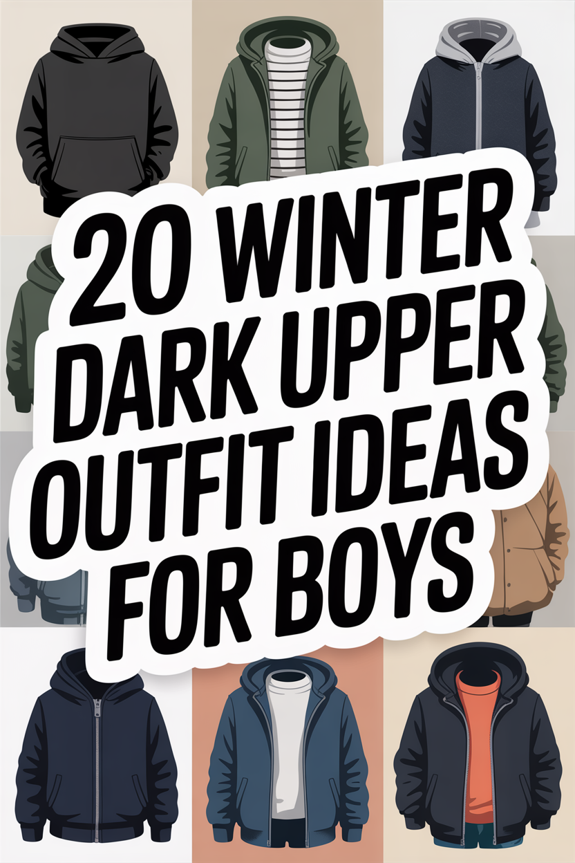 20 Winter Dark Upper Outfit Ideas For Boys