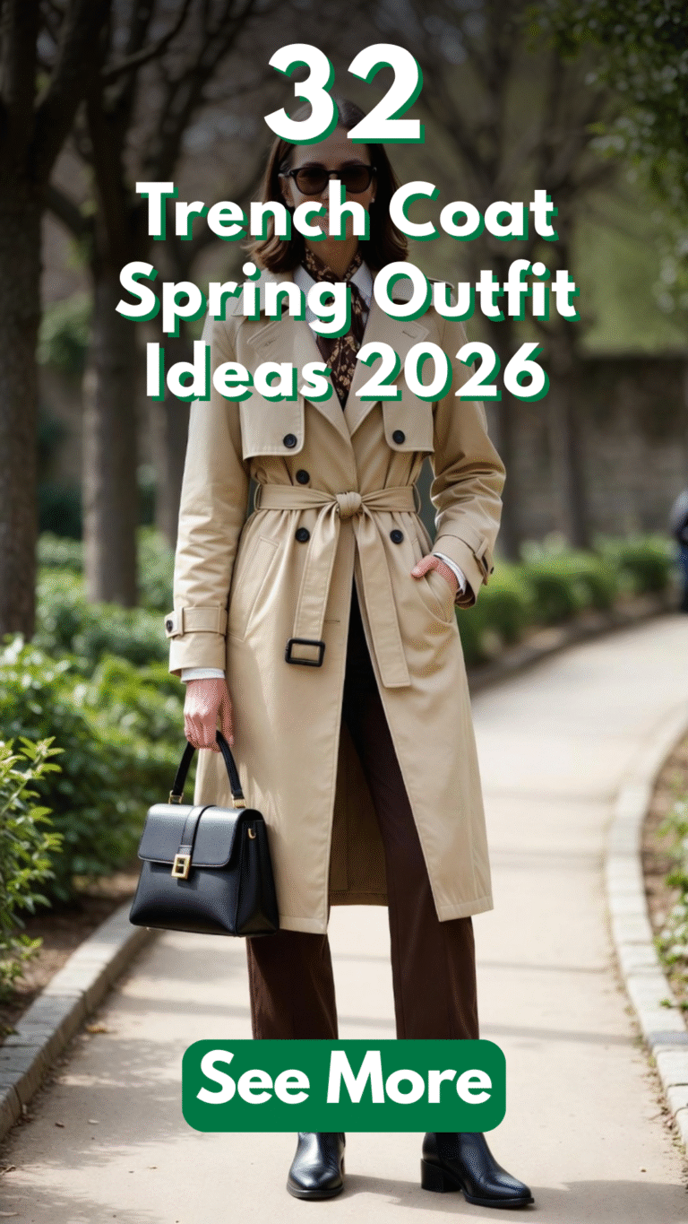 32 Trench Coat Spring Outfit Ideas 2026